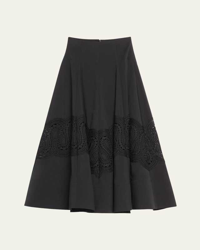 Parker Flared Crochet Maxi Skirt